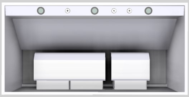 Vent-A-Hood® 48" White Wall Mounted Range Hood-3
