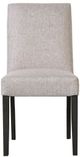 Porter International Designs Enna Espresso/Tan Dining Side Chair-1