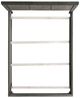Elements International Wide 4-Piece Gray Queen Panel Bedroom Set-4