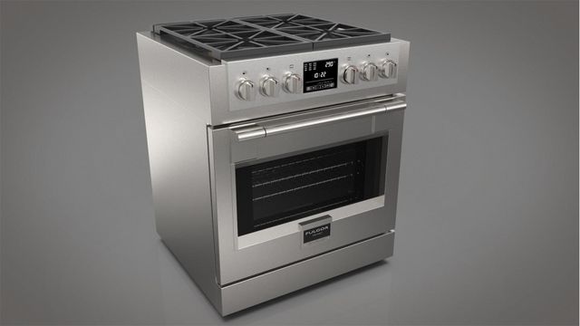 Fulgor Milano® Sofia 600 Series 30" Stainless Steel Pro Style Dual Fuel Range-1