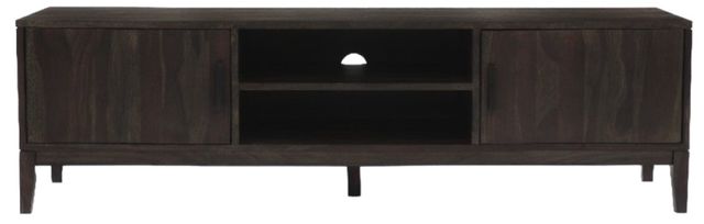 Porter International Designs Fall River Black Walnut TV Stand-1