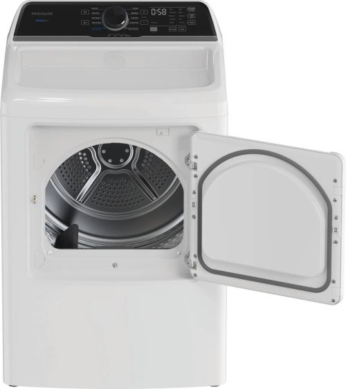 Frigidaire® White Top Load Washer & Electric Dryer Laundry Pair-1