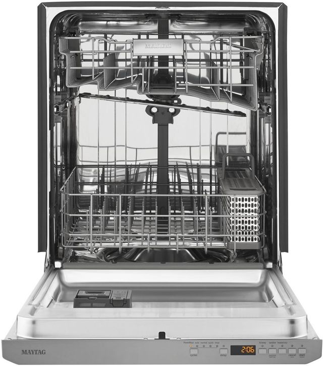 Maytag® 24" Fingerprint Resistant Stainless Steel Built In Dishwasher--1