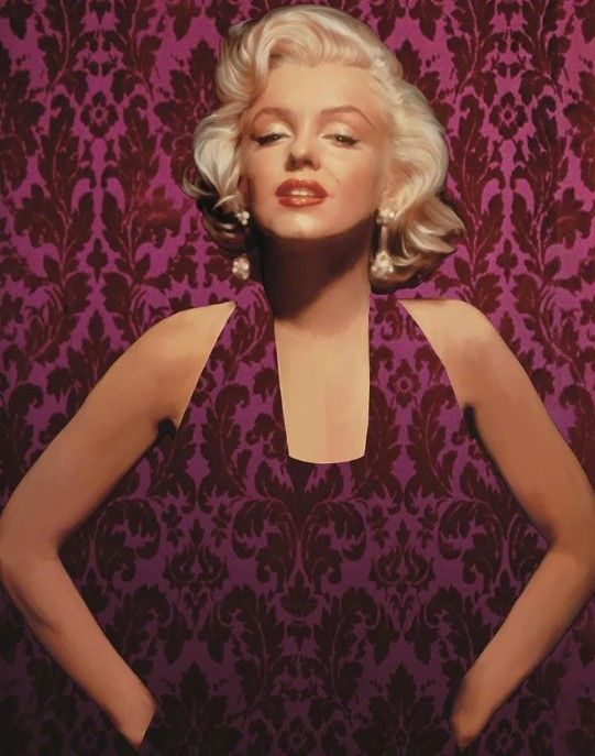 Classy Art Victorian Marilyn by JG Studios Wall Art-1