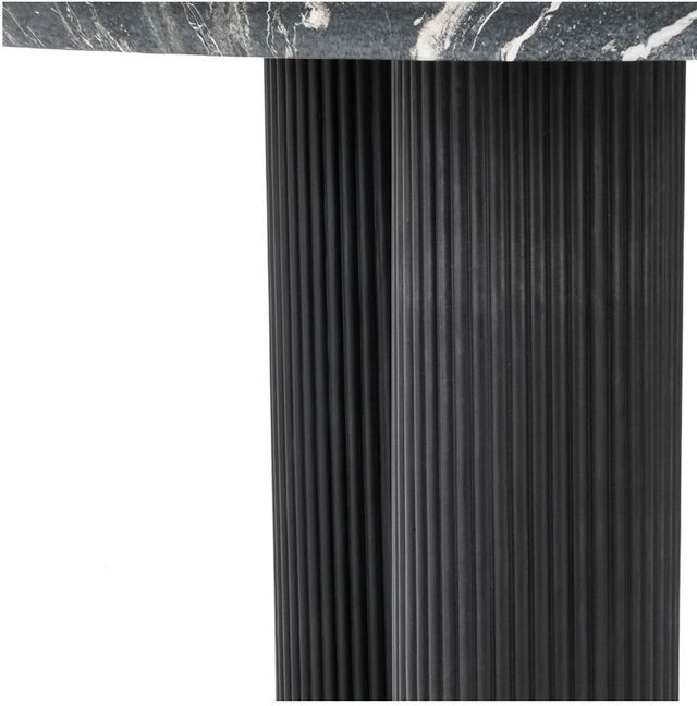 Classic Home Adrian Black 47" Outdoor Concrete Dining Table-4