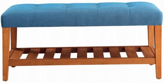 ACME Furniture Charla Light Blue/Oak Bench-1