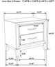 Coaster® Watson 4-Piece Gray Oak King Bedroom Set-3
