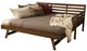 Kodiak Furniture Boho Rustic Walnut Twin Daybed with Pop Up-1