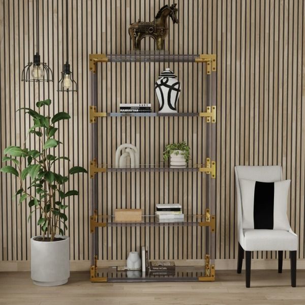 Harp & Finial® Black Stripe Throw Pillow-1
