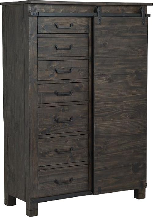 Magnussen Home® Abington 1-Door Weathered Charcoal Chest-0