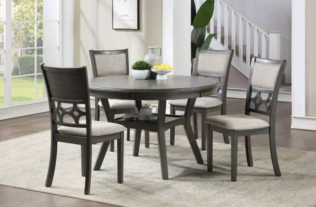 New Classic® Home Furnishings Mitchell 5-Piece Gray Dining Set-1