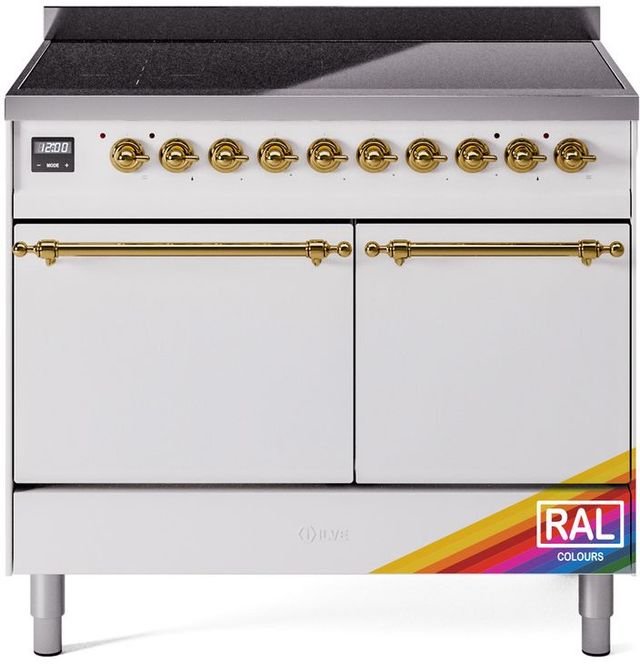 Ilve® Nostalgie II Series 40" Custom RAL Color Pro Style Induction Range-0