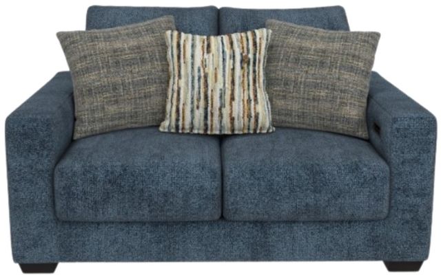 Corinthian Furniture Gateway Blue Loveseat with Sound-0