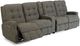 Flexsteel® Devon Gray Power Reclining Sectional-4