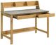 Coaster® Besler Cement/Natural SmartTop Writing Desk with Shelf-4