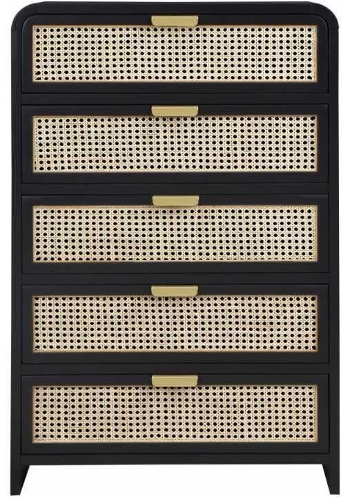 Meridian Furniture Sage Black Wood Chest-1
