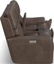 Flexsteel® Carter Cappuccino Power Reclining Loveseat with Console and Power Headrests and Lumbar-3