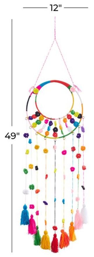 Deco Marche Wool Floral Macrame Wall Decor-3