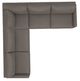 La-Z-Boy® Wilmette 2-Piece Greystone Leather Sectional-3