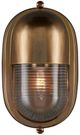 Currey & Company Maritime Brass/Clear Outdoor Wall Sconce-2