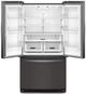 Whirlpool® 36 in. 20.0 Cu. Ft. Fingerprint Resistant Black Stainless Counter Depth French Door Refrigerator-1