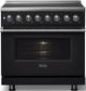 Viking® 5 Series 36" Onyx Pro Style Induction Range with Polished Chrome Trim-3