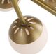 Uttermost® Droplet Gold/White Sputnik Chandelier-4