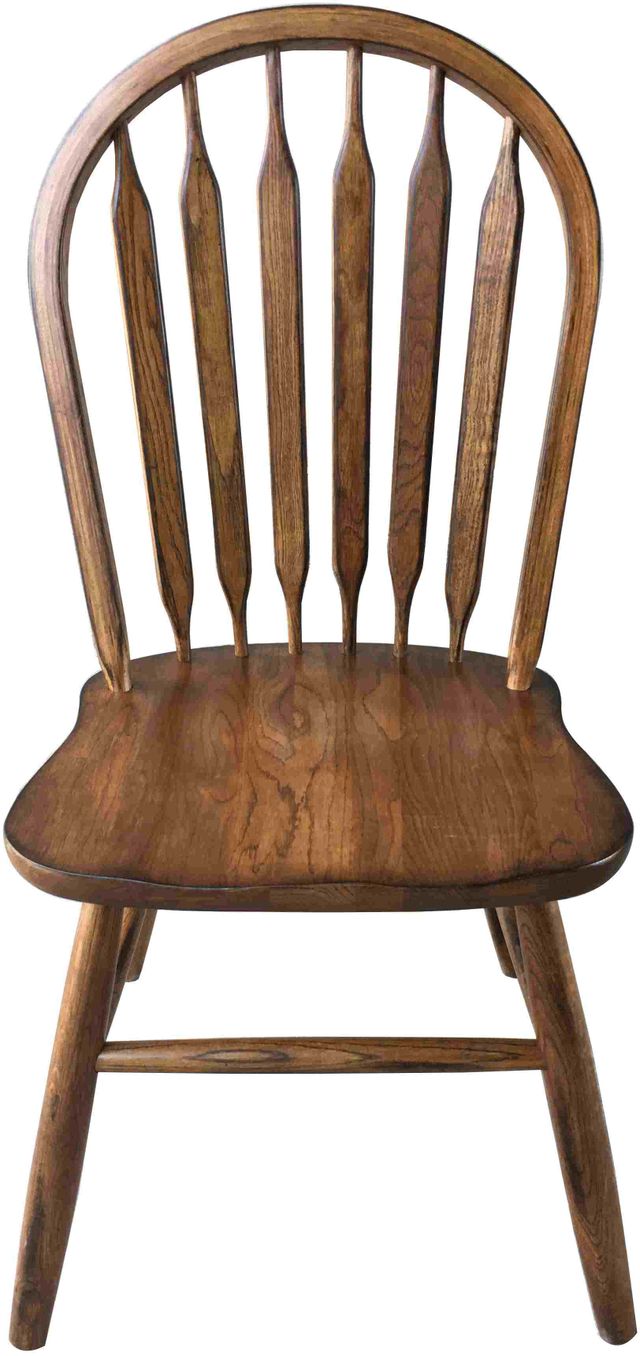 TEI Burnished Walnut Arrowback Side Chair-2