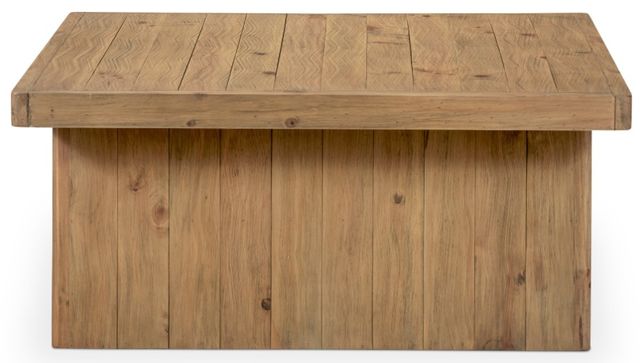 Moe's Home Collection Monterey Rustic Blonde Square Coffee Table-3