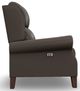 Best® Home Furnishings Customizable Joanna Leather Power High Leg Recliner with Power Tilt Headrest and Dark Walnut Legs-2