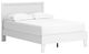 Signature Design by Ashley® Hallityn Matte White Full Panel Platform Bed-0