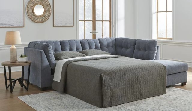 Signature Design by Ashley® Marelton 2-Piece Denim Right-Arm Facing Sleeper Sectional and Chaise-2