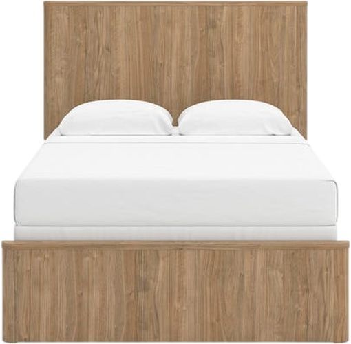 Signature Design by Ashley® Gramburg Warm Natural Brown Youth Full Panel Bed-2