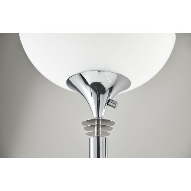 Adesso® Metropolis Chrome 300W Torchiere-1