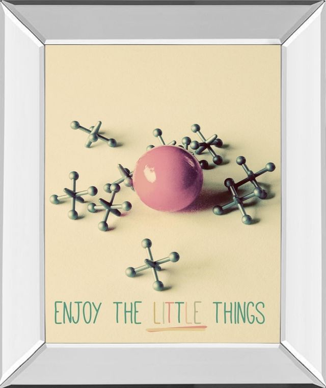 Classy Living Gail Peck Enjoy The Little Things 22"W Wall Art-0