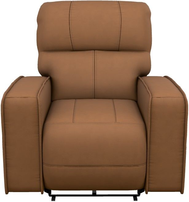 La-Z-Boy® Maddox Camel Leather Power Wall Recliner with Headrest and Lumbar-1