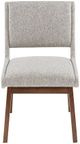 Olliix by INK+IVY Light Grey Set of 2 Boomerang Dining Chairs-1