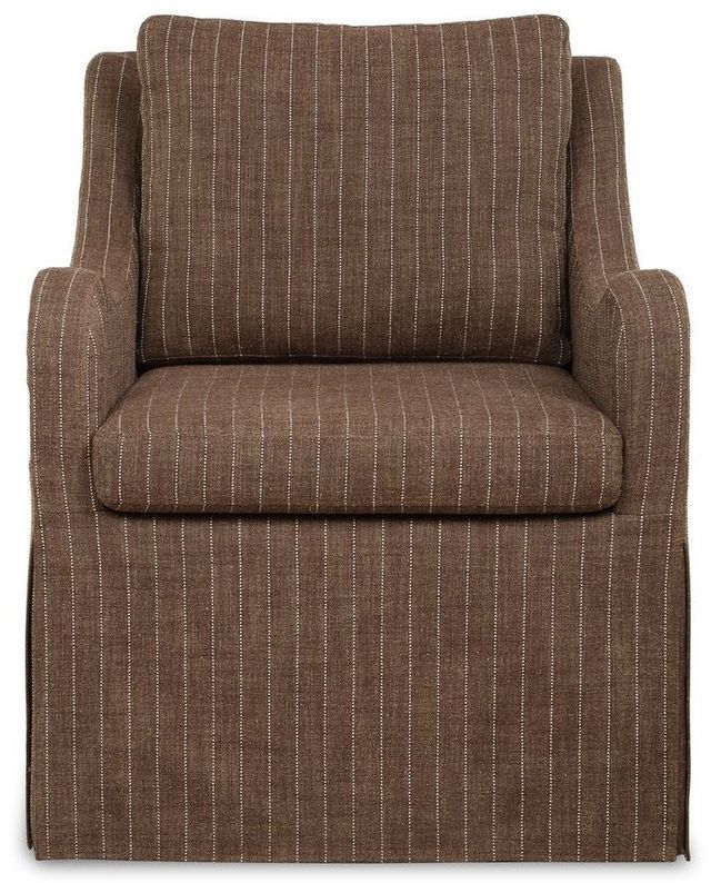 Uttermost® Luisa Pinstripe Swivel Chair-4