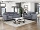 Homelegance® Tellot Dark Gray Loveseat-1