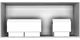 Vent-A-Hood® 48" White Contemporary Wall Mounted Range Hood-3