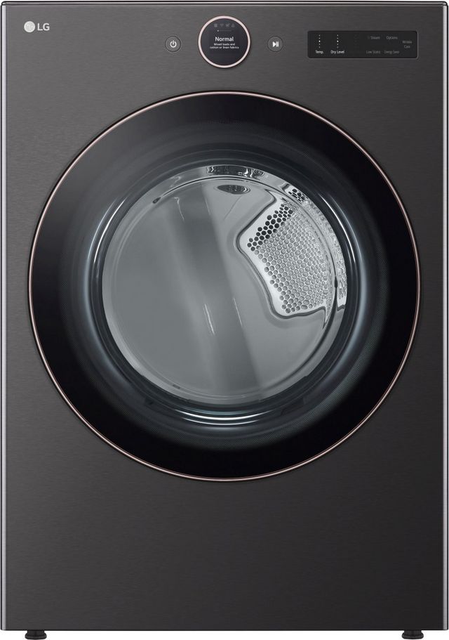 LG 7.4 Cu. Ft. Black Steel Front Load Gas Dryer