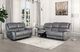 Furniture of America® Glarus Dark Gray Reclining Loveseat-1
