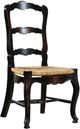 Furniture Classics French Dark Brown Ladderback Dining Side Chair-0