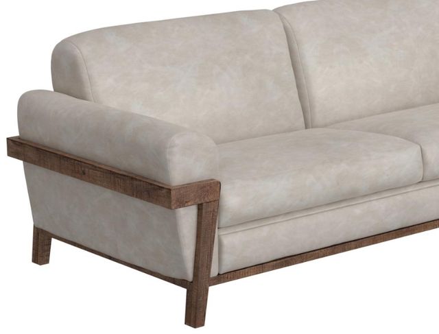International Furniture Direct Loft Ivory/Brown Sofa-3
