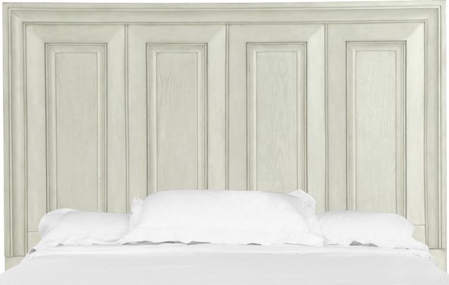 Magnussen Home® Raelynn Weathered White Complete King Panel Bed-3