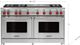 Wolf® 60" Stainless Steel Pro Style Gas Range-2