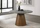 Coaster® Franklin Gray/Dark Oak Round Dining Table-4