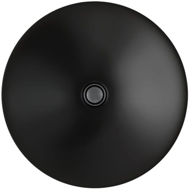 Kohler Carillon® Black 17.5" Round Drop-In Bathroom Sink, No Overflow-1