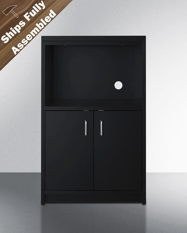 Summit 5 Piece Black Kitchenette-1