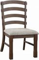 ACME Furniture Pascaline Gray/Rustic Brown Dining Side Chair-0